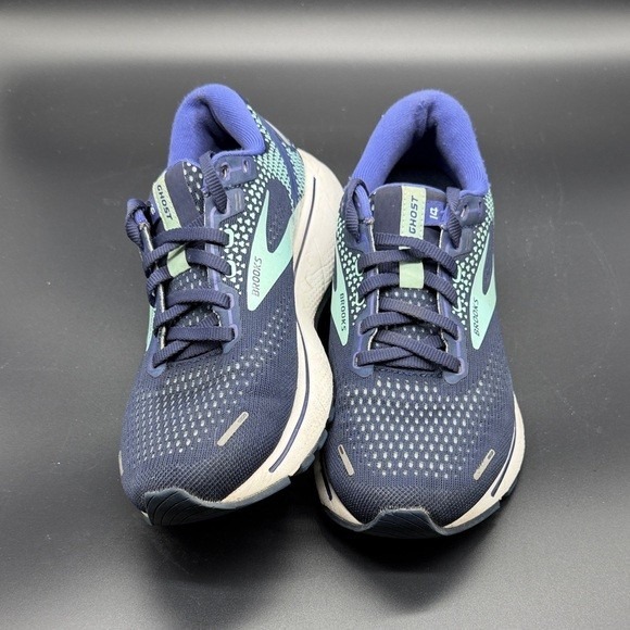 Brooks Ghost 14 Women's Wide Navy Running Shoes Size 7.5 - Picture 2 of 7